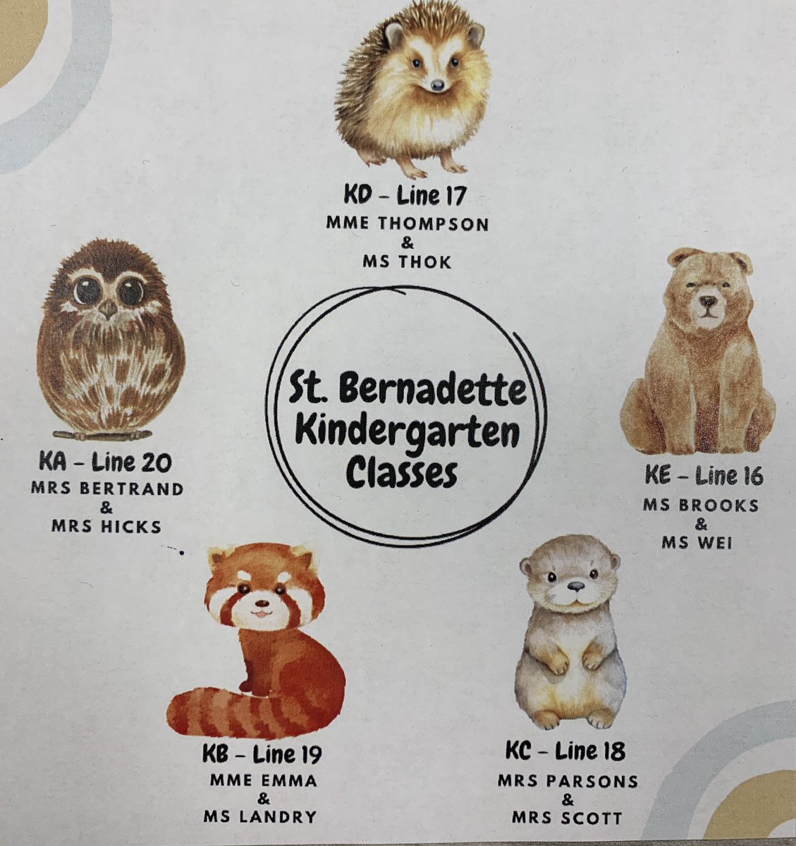 Our St Bernadette Kindergarten team is so excited to welcome their new students this week. Sweet dreams little ones.  💕