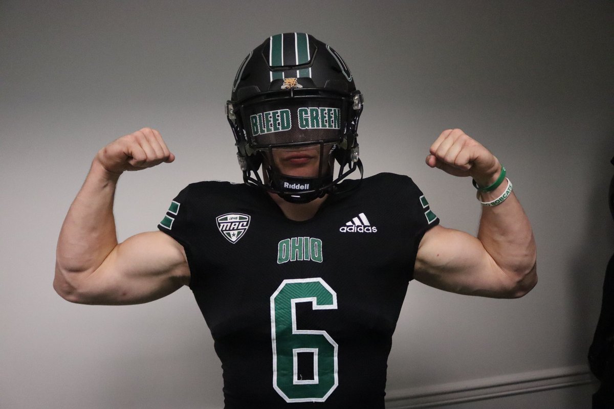 After meeting with <a href="/CoachAlbin/">Tim Albin</a> , I’m excited and extremely grateful to announce that I’m 100% committed to play football at <a href="/OhioFootball/">Ohio Football</a> ! Thank you to my parents &amp; <a href="/RBCoachCarl/">RBCoachCarl</a> for supporting me the entire way! GO BOBCATS!!
<a href="/coachsmitttty/">Brian Smith</a> <a href="/CoachIzzy1/">Scott Isphording</a> <a href="/BCollierPPI/">Brandon Collier</a> <a href="/CoachHoeller/">Fabian Hoeller</a>