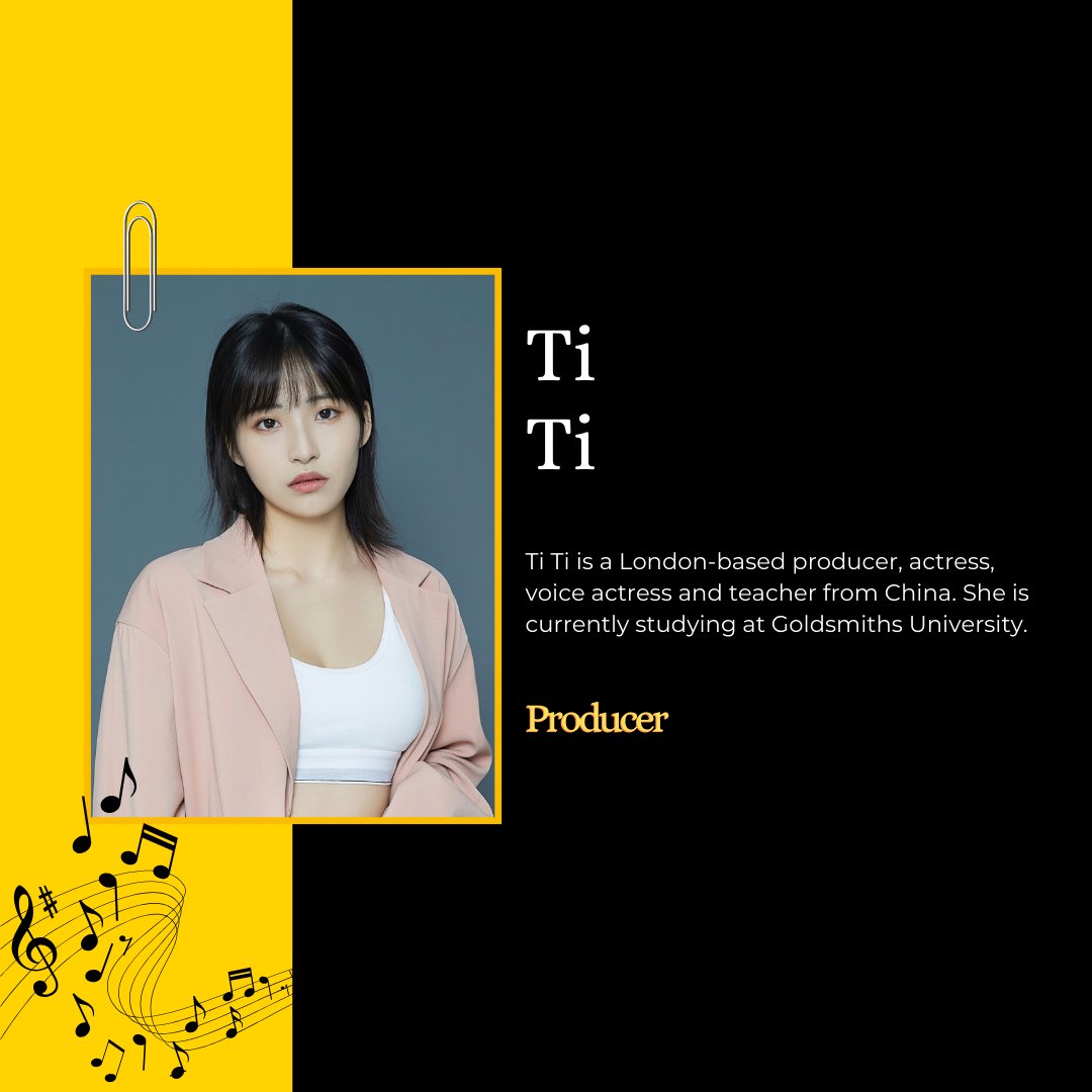 🎉Meet the Goldsmiths MA Musical Theatre Team 🎉

GOAT  

Composed by: Gabriel Lobao Written by: Ivan Matsumoto Produced by: Siyu Chen and Ti Ti  

#NEXUSfestival