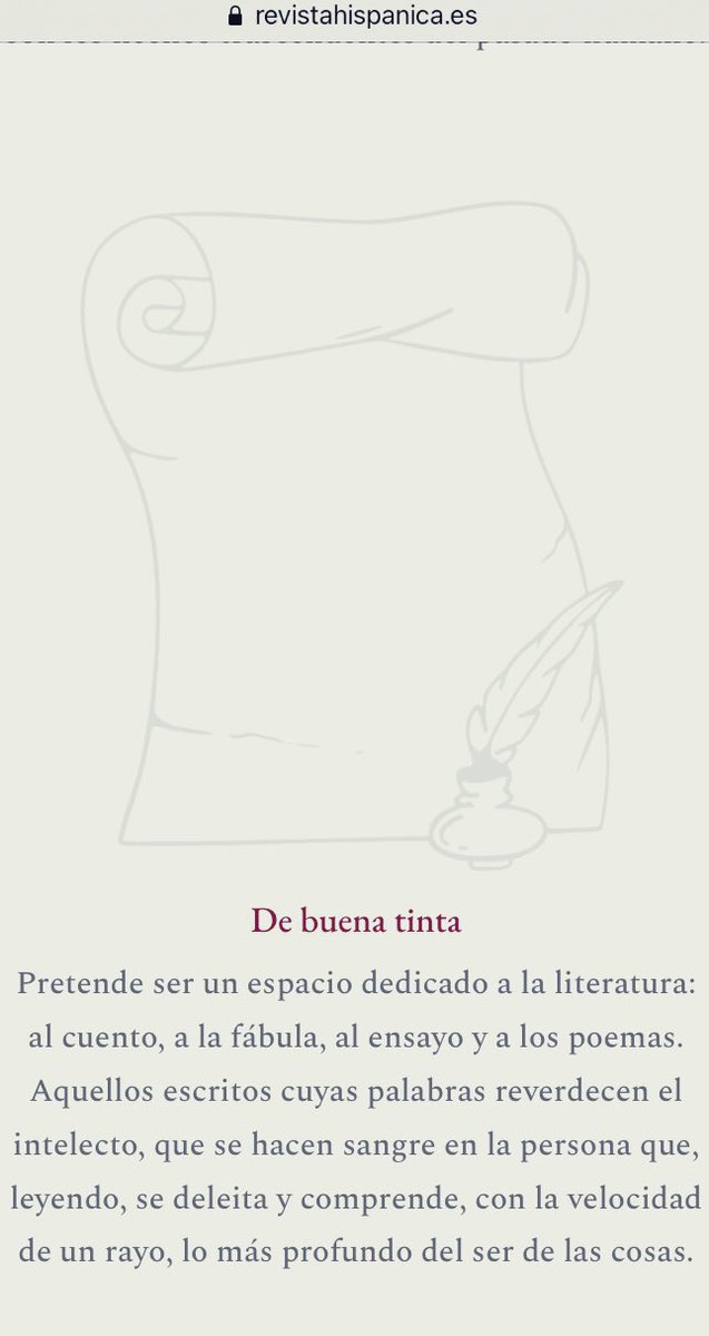 Sección «De buena tinta»