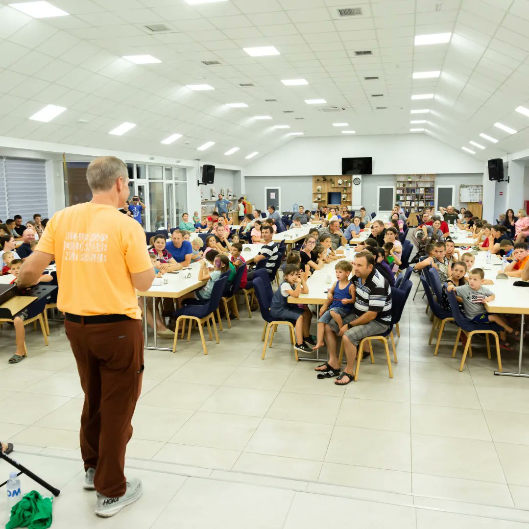 RoadsofHope's tweet photo. Joe Savage, Founder and Director of Roads of Hope, got to speak to all the children's homes gathered for Summer Camp! He was able to tell them how generous you all had been to make Summer Camp possible for them. THANK YOU for giving!

#roadsofhope #camproadsofhope #orphancare https://t.co/PWkpUCVu0e