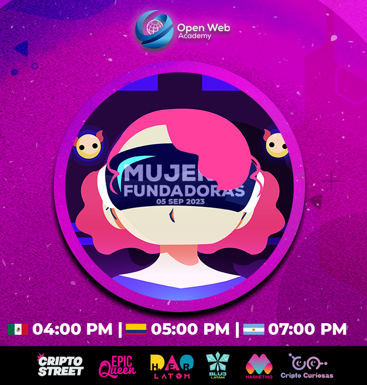 🌟¡Mañana es el día! Únete a Mujeres Fundadoras con <a href="/SolangeSoifer/">Sol ⭐⭐⭐ |solyacuariana |Devconnect Argentina 🇦🇷</a> y la poderosa comunidad de mujeres en #web3.

Descubre su taller "Cómo conseguir mi primer inversor" y ¡ obten este poap exclusivo! 🎉 
🗓️5 de septiembre 
⏰4:00pm 🇲🇽 
👇Regístrate ahora. 
lu.ma/dam6nyav