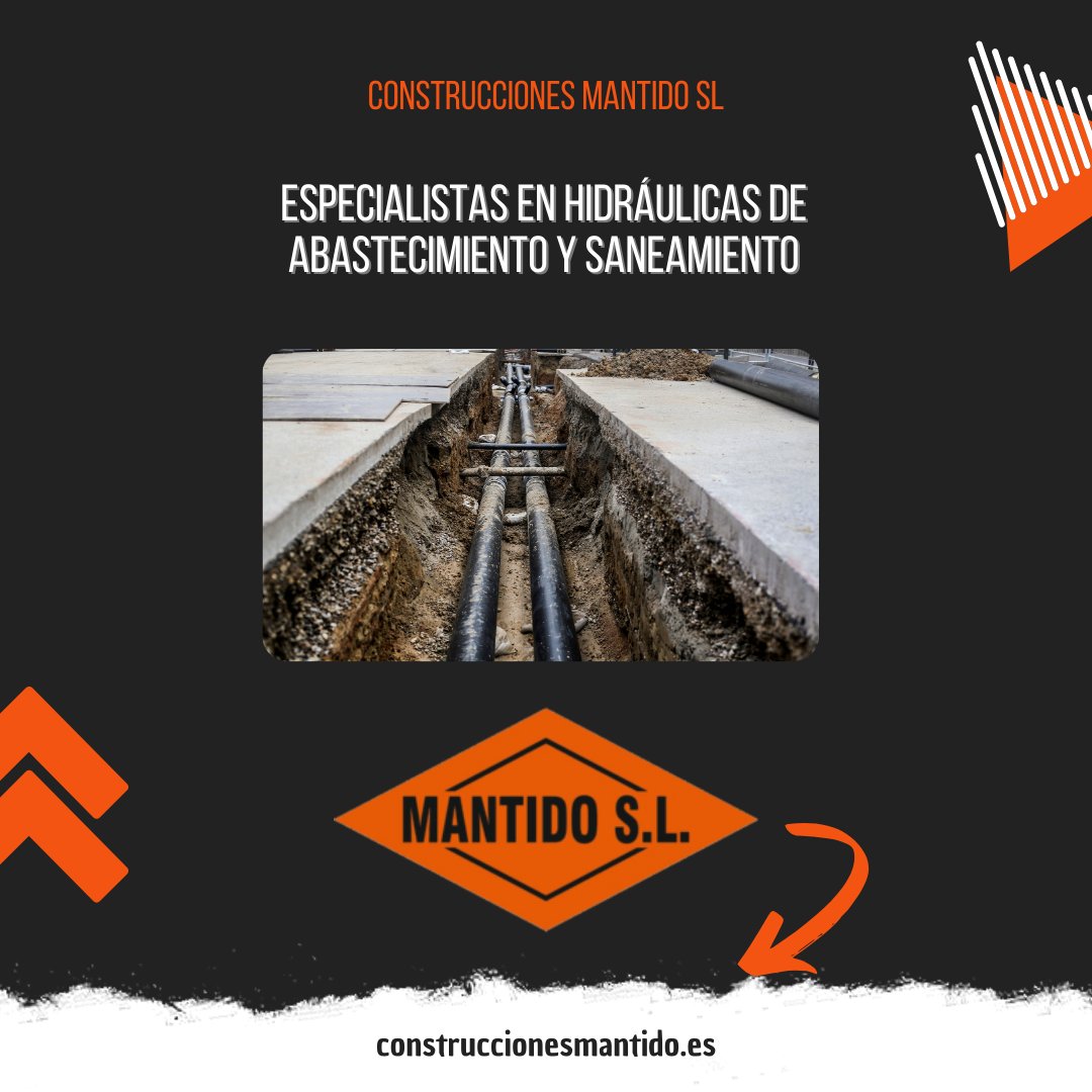 MantidoSl's tweet photo. 💧 En Construcciones Mantido, somos especialistas en Hidráulicas de Abastecimiento y Saneamiento. 💧 https://t.co/l44QjVNjlN