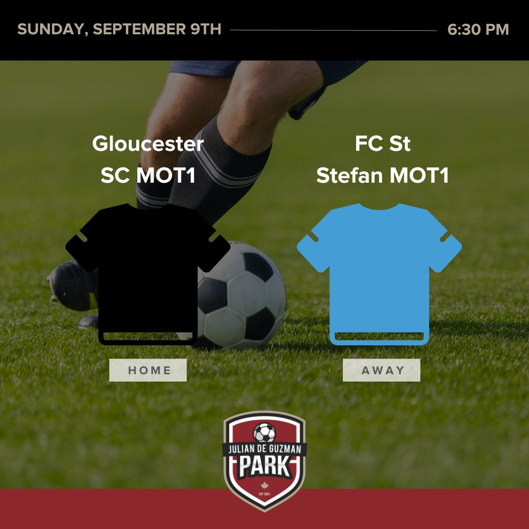 We hope that everyone is enjoying their long weekend! ☀️ If you're looking for a family-friendly activity this week, here's our line-up of matches.

#JDGPark #OttawaSoccer #MyOttawa #Soccer
