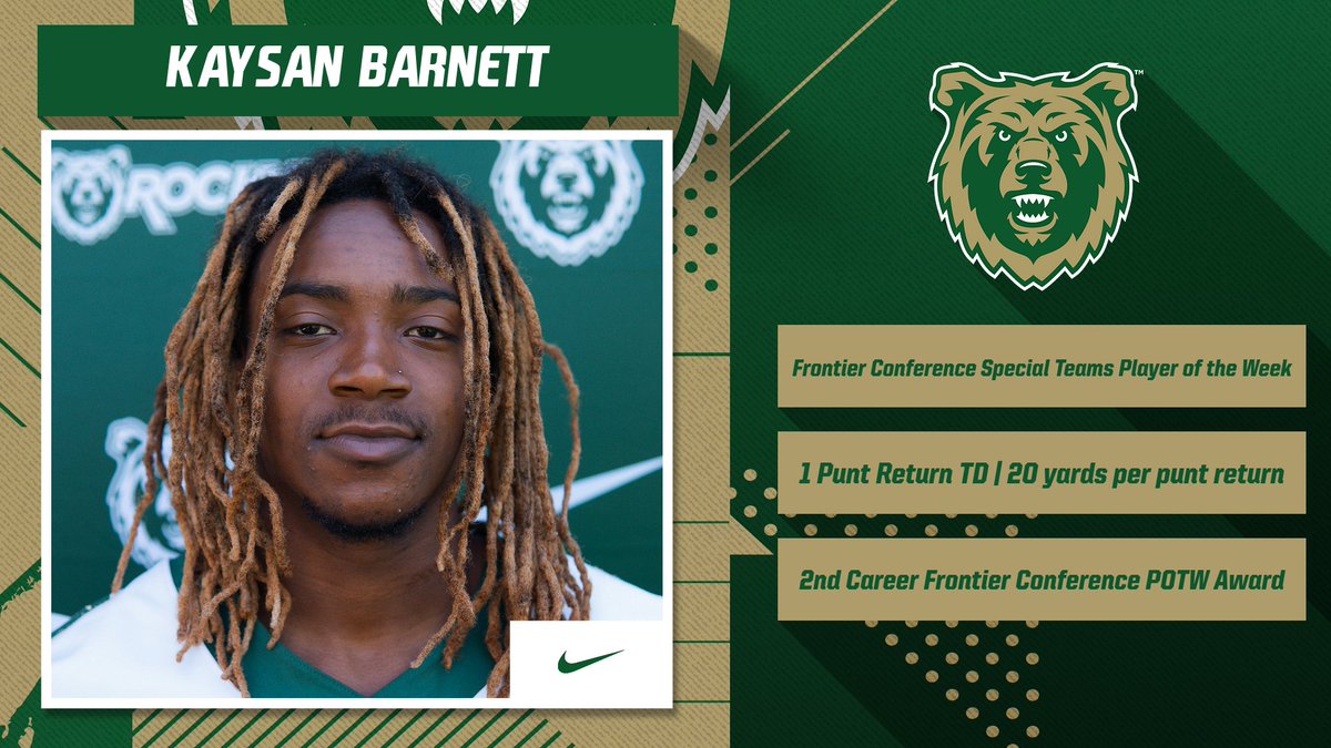 Congrats to our four <a href="/BattlinBears/">Rocky Mountain College Battlin' Bears</a> who were named <a href="/FConference/">Frontier Conference</a> Players of the Week! 

Read more about their accomplishments using the link below⬇️
📰: gobattlinbears.com/news/2023/9/4/…