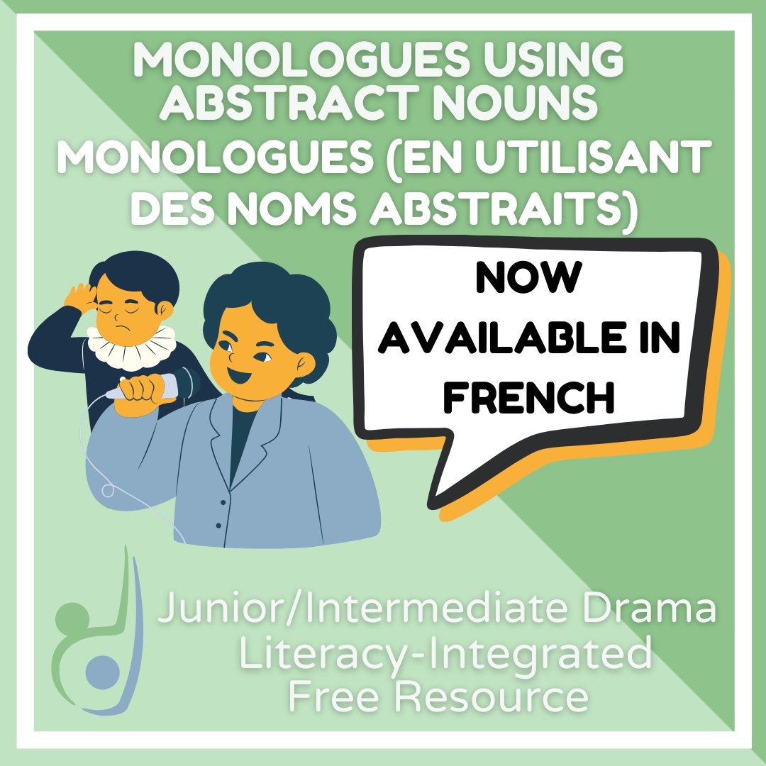 dramadancecode's tweet image. Attention #FSLeducators! Please check out our website (code.on.ca) for more FREE and MEMBER-ONLY #dancedrama resources in FRENCH! This week we have some #juniorlevel resources. Happy planning!