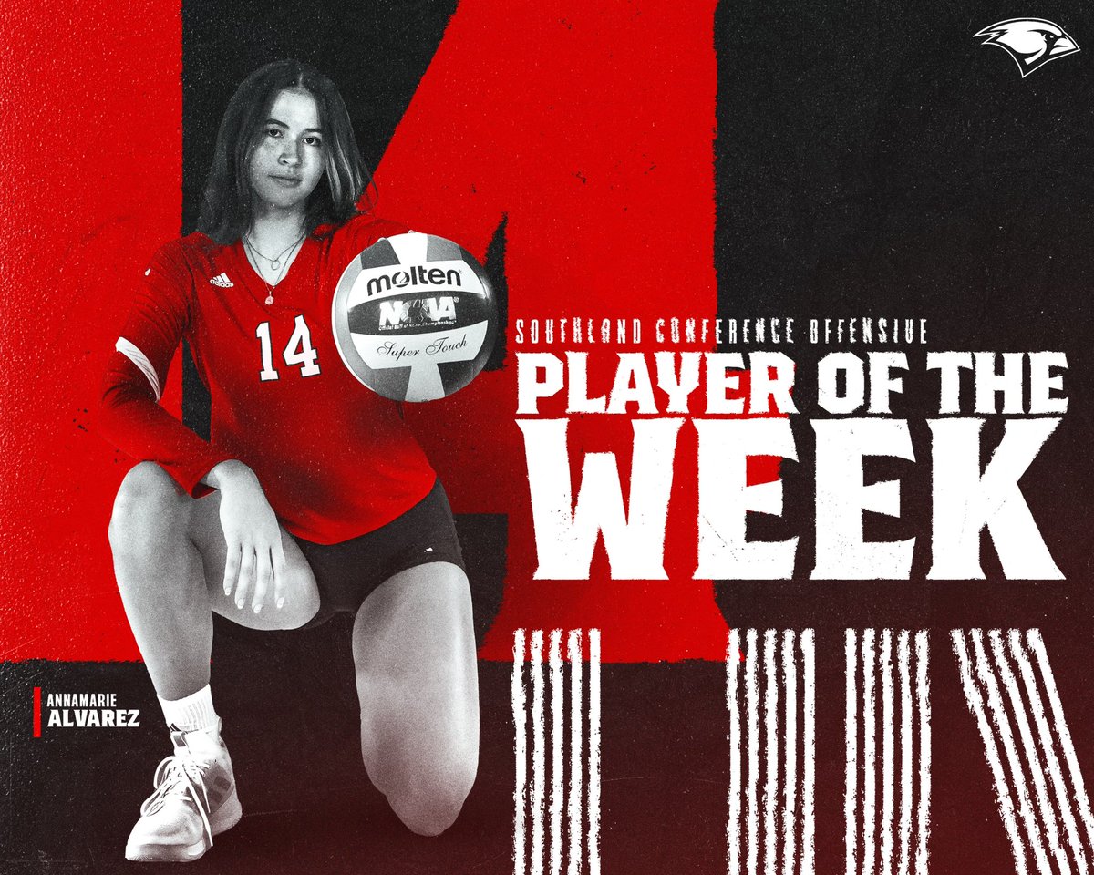 𝙈𝙤𝙧𝙚 𝙩𝙤 𝙘𝙤𝙢𝙚…

Congrats to Annamarie Alvarez for being voted SLC Offenive Player of the Week! 
#TheWord