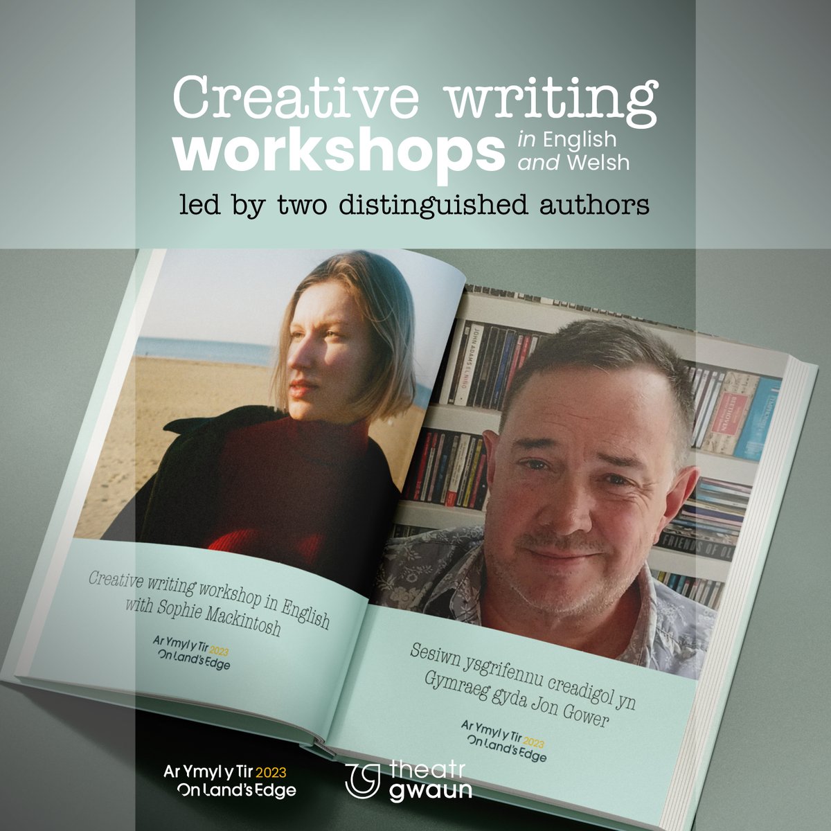 OnLandsEdge's tweet photo. Do you have a passion for Creative Writing? This year’s festival is hosting Creative Writing Workshops in both Welsh and English with distinguished authors, Sophie Mackintosh and Jon Gower.

https://t.co/MoB7lcDRTf https://t.co/30S2ioTudW