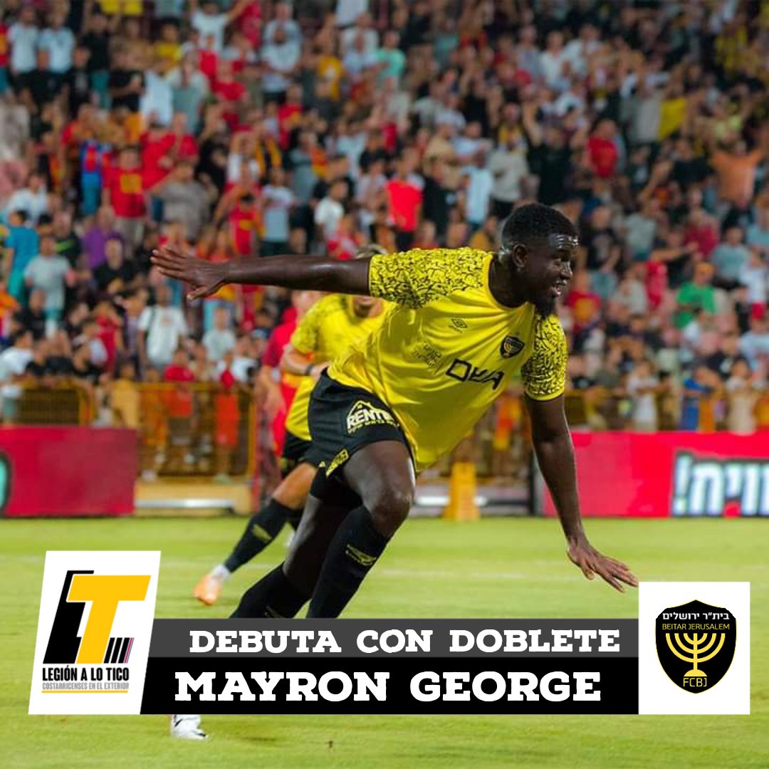 lo_legion's tweet photo. 🇮🇱 Ligat Ha'Al

El Beitar Jerusalem venció 1-2 al SC Ashdod en la Liga Israelí, Mayron George fue la figura tras anotar ambos goles, luego saldría al minuto 75.

1-0 Deni Hocko 🇲🇪 25' AG
1-1 Mayron George 🇨🇷 8'
1-2 Mayron George 🇨🇷 63'

#LegionariosCR #LigatHaAl #BeitarJerusalem https://t.co/XG9rvAd8xy