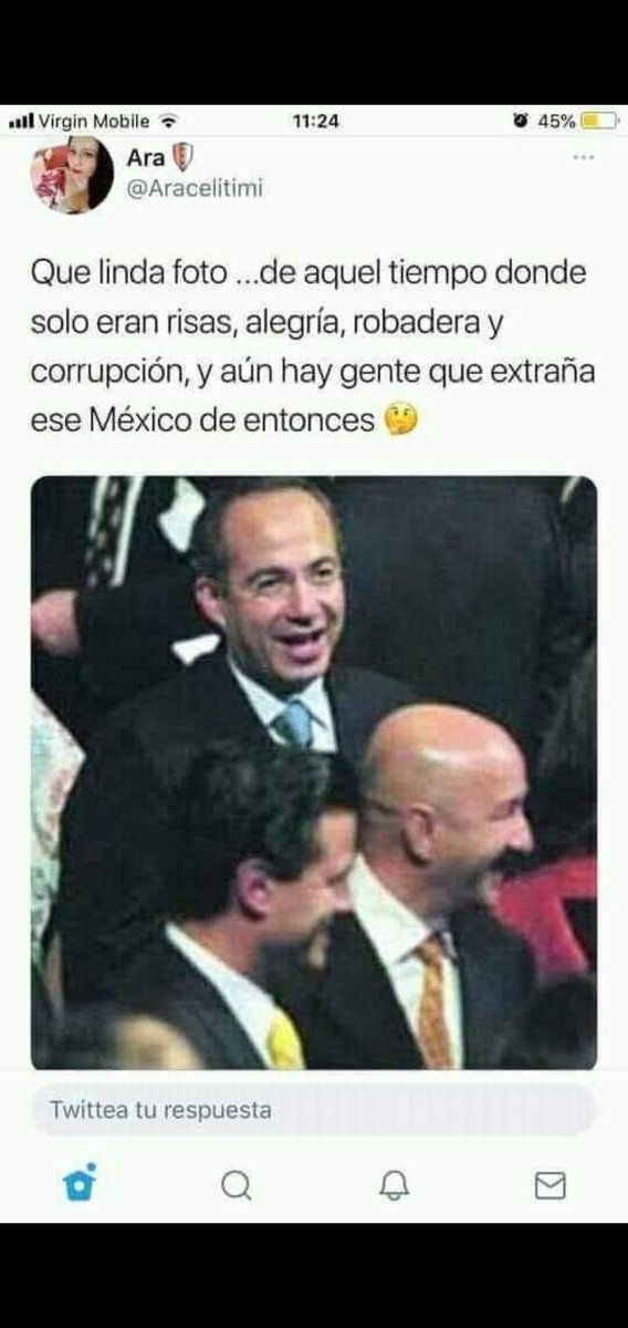 MediolaRoberta's tweet photo. @Melissa_Bely @Melissa_Bely
Los tontos q creen q la barda les dará gasolina y la Estela de Luz sirve para algo.
Los q les gusta q reparta el dinero del pueblo a vulgares rateros como Claudio X. 
Los q creen q la cloaca del PRI y el Cártel del PAN son dos cosas diferentes. https://t.co/ynCdu3Jtjq