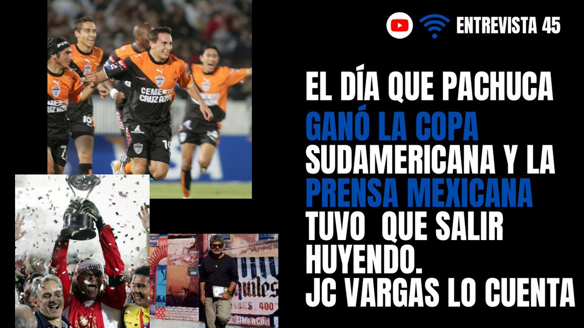FutbolConCharly's tweet photo. 🎥 | El día que @Tuzos ganó la #CopaSudamericana y la prensa mexicana tuvo que salir huyendo. @JCVargas_61 te lo cuenta.

https://t.co/S3ONn3W7sQ…

#tuzos #clubpachuca #ligamx #colocolo https://t.co/765iqWOibu