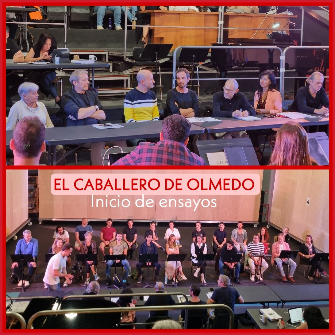 TeatroZarzuela's tweet photo. El verano termina. Listos para un estreno absoluto. Comenzamos ensayos de 'El caballero de Olmedo'✨️, ópera de @ArturoBoscovich Dirección musical @ggarciacalvo , escena Lluìs Pasqual -que adapta también el texto de #lopedevega - y dos repartos de primera

6 a 15 de octubre https://t.co/zJStxhRxJZ