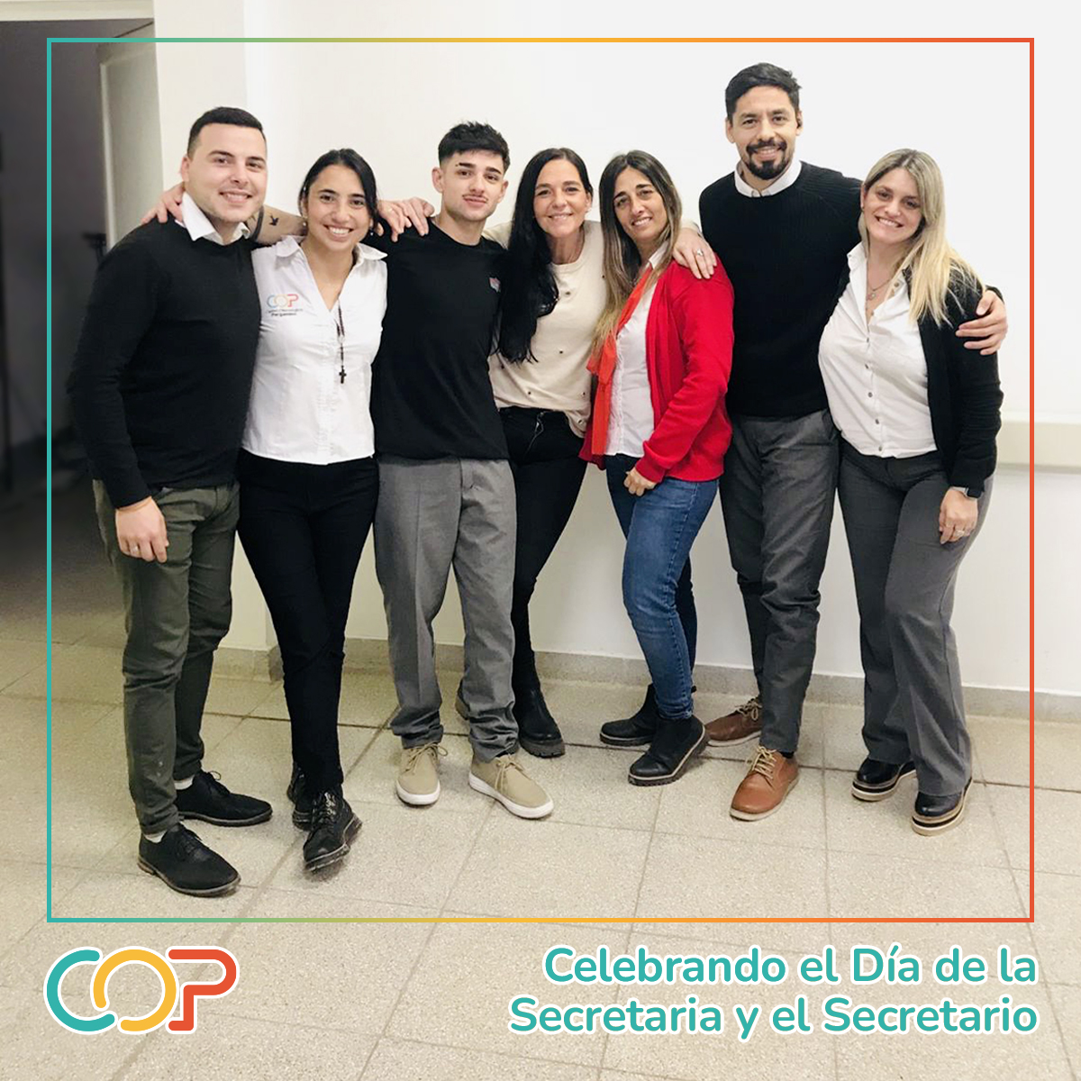 Hoy, en el Día del Profesional Administrativo, reconocemos y valoramos el esfuerzo y dedicación de cada uno de nuestros profesionales administrativos. Su trabajo es esencial para garantizar que todo funcione a la perfección y nuestros pacientes estén bien acompañados.

#COP