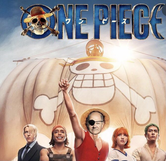 One Pice wird realverfimt und Olaf entpuppt sich als Piratenkanzler
Zufall oder Chiffre