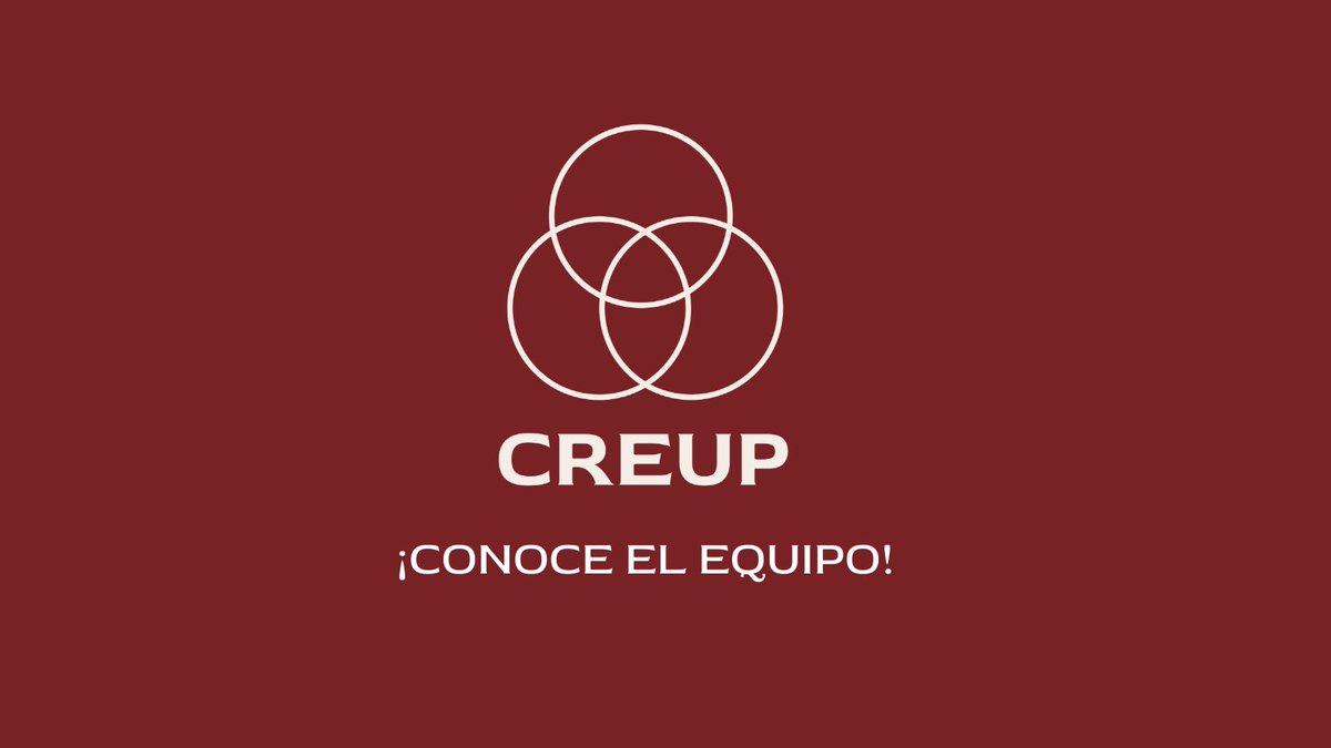 ¿Conoces la composición y organización del equipo de CREUP?⬇️