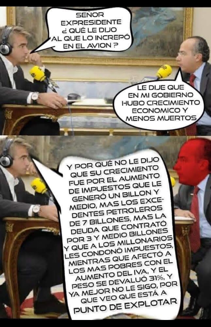 MediolaRoberta's tweet photo. @Melissa_Bely @Melissa_Bely
Los que creen que con el borracho la economía estaba bien.
Los que creen que combatió al narco y no fue parte de éste.
Los que le creen que él no sabía nada de todos su empleados dentro del narco, y hoy sabe todo. https://t.co/V73XNDeRtf