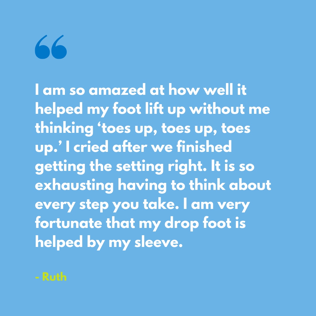 Ruth received her #CionicNeuralSleeve a few weeks ago and had her onboarding shortly after. Here's what she had to say on the day of her onboarding.