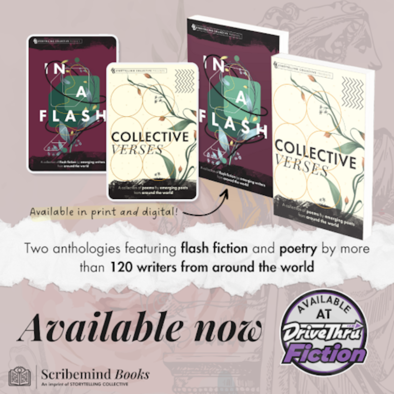 georgesanders_'s tweet photo. My words are in print! Included in these anthologies are one of my flash fiction stories about the Anhult Wildlands and three haibun poems about Lavani and the forest.

Purchase links are in the thread below or the Scribemind Books web site!