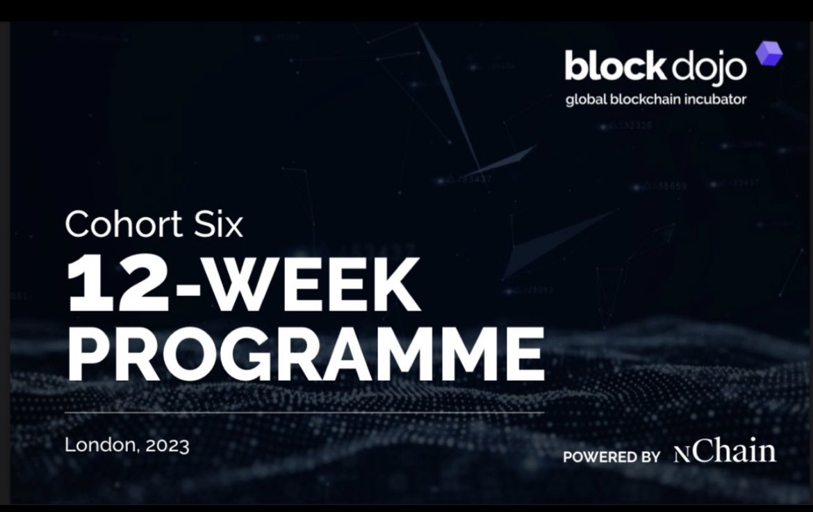 Motionshield_'s tweet photo. 🚀 Company Update!! 🚀
We are pleased to be accepted onto the cohort 6 of the block dojo incubator programme kickstarting today!!
Time to get things done ‼️
#blockchain #blockdojo #motionshield #startups #incubator #innovation https://t.co/Gn2CEt5vUh