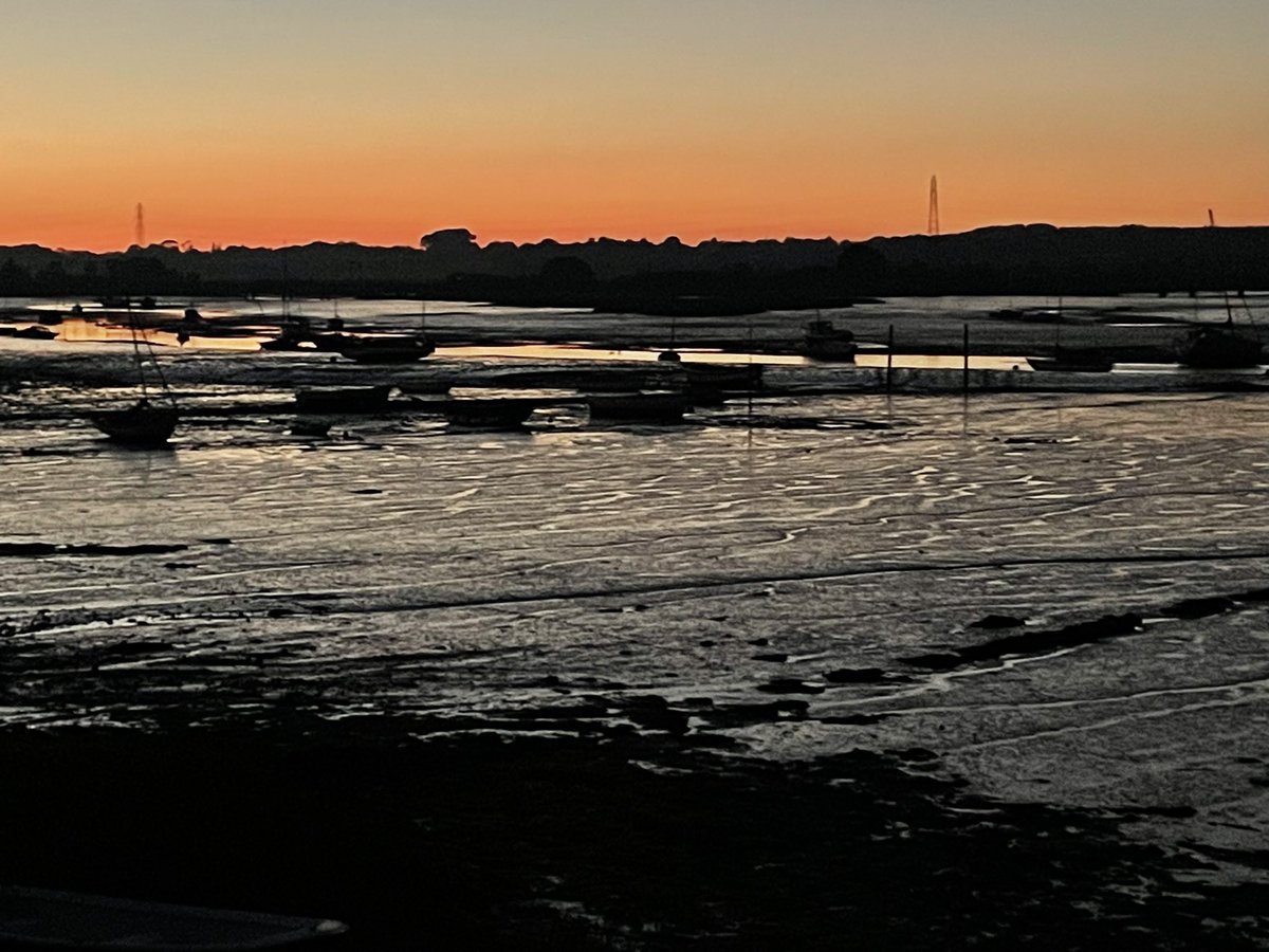 How lovely it is to attend the first LOI of the new #Masonic year and be blessed with this scene of the #RiverStour in beautiful #Manningtree #Essex
