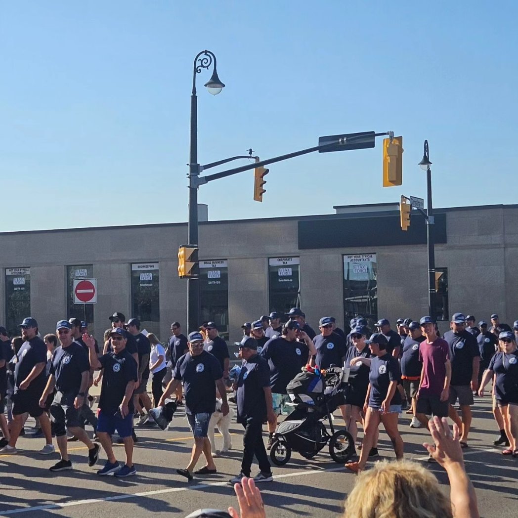 MayorJeffAgar's tweet photo. I was glad to be able to attend the Labour Day Parade this morning in Sarnia! Happy to support all of our hard-working, dedicated union workers! I hope everyone enjoyed this great long weekend. https://t.co/9IbbW4SxOQ