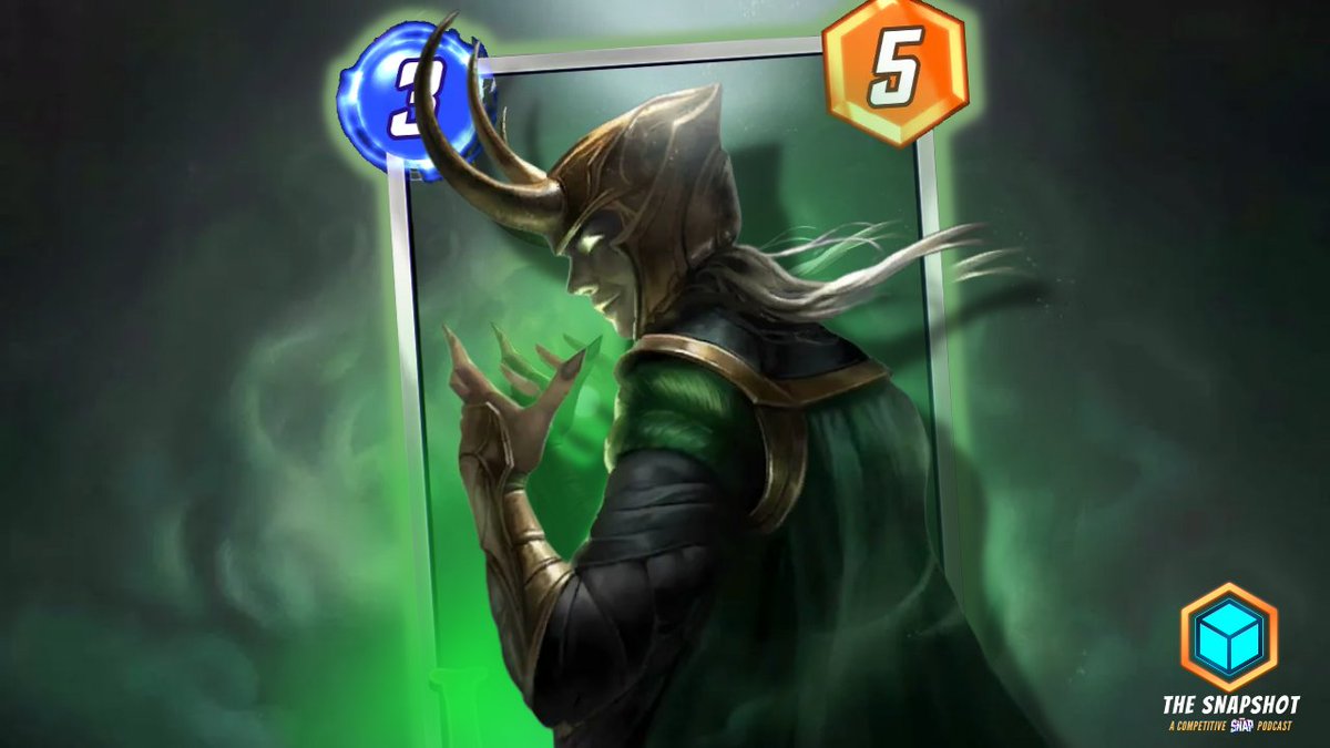 Episode 36 of The Snapshot just went live!

This week we break down the current top performing decks as well as start theorycrafting with all the new Loki cards coming this month

- Loki ⭐️⭐️⭐️⭐️⭐️
- Alioth ⭐️⭐️⭐️
- Ravonna ⭐️⭐️
- Mobius⭐️⭐️⭐️

youtu.be/XCuPvUs1W9U
