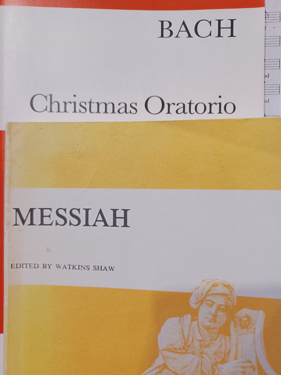 HaywardPA's tweet photo. Usually, I try and programme choral music to broaden members' horizons a little, but occasionally, it's good to have some old favourites. Ruddington and District Choral Society: Messiah part 1, and Christmas Oratorio parts 1 and 2 this term. They're old favourites for a reason! https://t.co/F7cosFx5UF