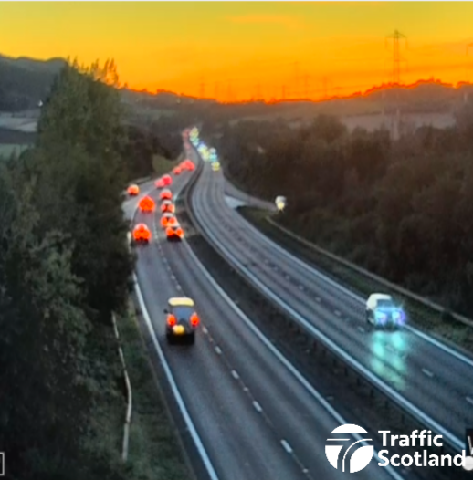 trafficscotland's tweet photo. A beautiful sunset at the end of a beautiful day overlooking the #A720 at Straiton๐
@SETrunkRoads @edintravel https://t.co/19jwa6Zmdi