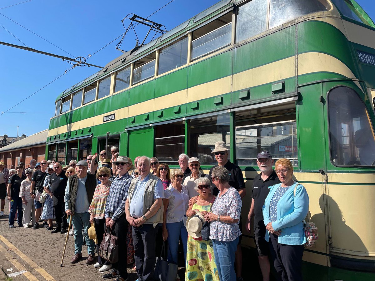 tramtown's tweet photo. We had a really busy day at Tramtown today, a huge thank you to our visitors from around the United Kingdom and the world who came to support the future of Blackpool's past: https://t.co/m45Cx14FFc