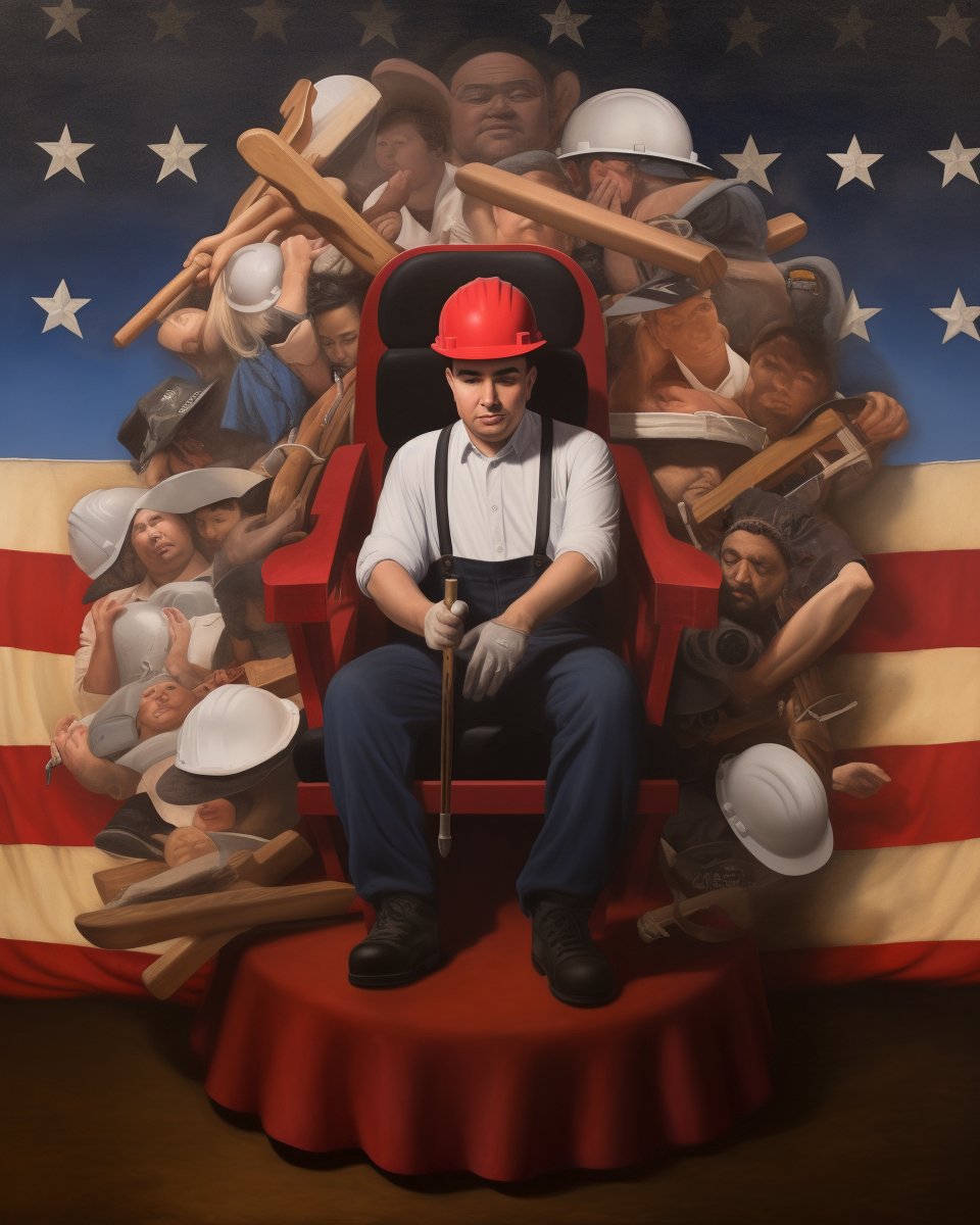 buffoonai's tweet photo. Happy Labor Day πΊπΈ
#buffoonai #art #drawing #illustration #artwork #digitaldrawing #digitalillustration #aiart #aiartwork #midjourney #midjourneyart #midjourneyai #LaborDay https://t.co/K2eIqacaxz