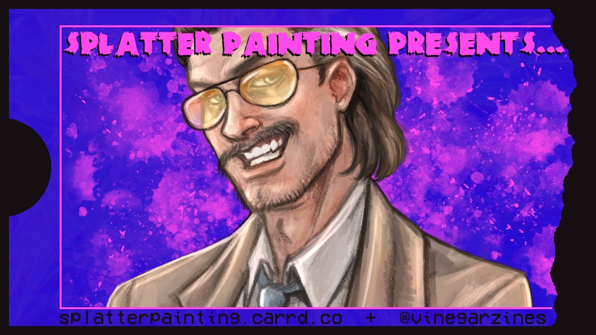DEREK ANDERSON doesn't care.

Town mayor, dedicated capitalist, and sole survivor of a massacred family…

Get to know the cast better in original slasher story SPLATTER PAINTING! #HorrorArt 

Derek's story written by <a href="/basementeyes/">nosfemmeatu</a>, character art by <a href="/alien_rat/">Alien-Rat @ bsky</a>.