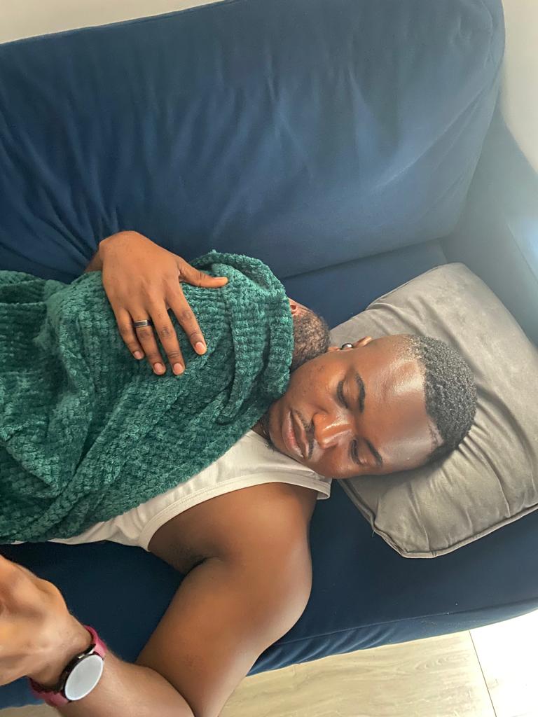 LuyiDee's tweet photo. Even wilder than there's a mini me, who has now chased me away from her chest, and her away my chest. 

Unbelievable sturves man! 😍🥰🥳❤️😍❤️😍 https://t.co/avPvACuDk0