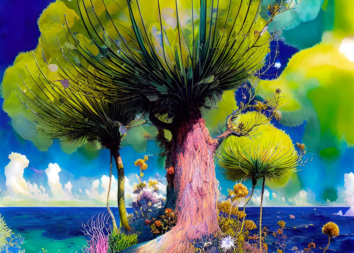 xalieri's tweet photo. Seuss, realized. Set 1, 3 of 3

#SeussRealized #StalksAndPuffs #TwistyVegetation #ApologiesTo #DrSeuss #WeirdArt #PsychologicalLandscape #ImSureItMustMeanSomething

#DarkArts #DigitalArt #AIAssistedArt #AIArt #WomboDream #StableDiffusion https://t.co/zaib6ohYjf