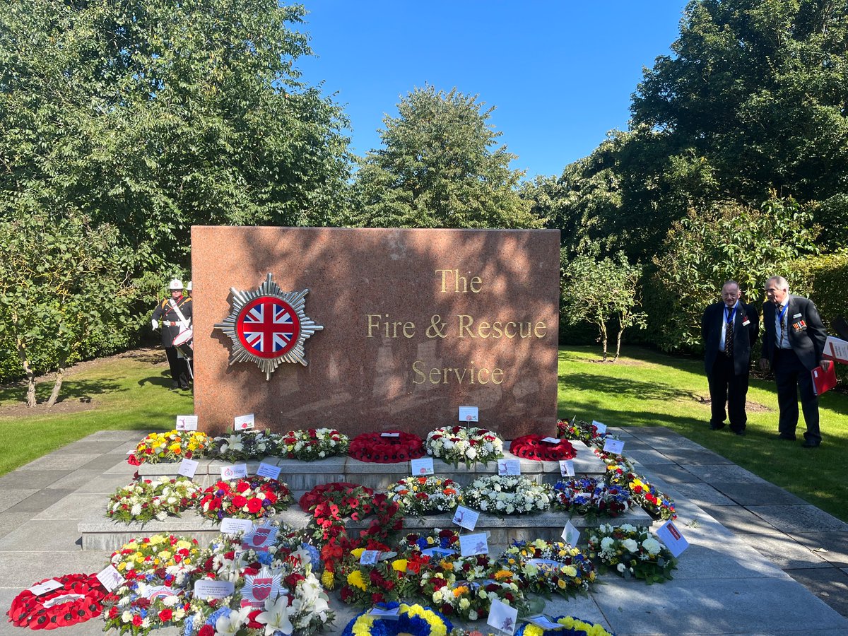 johnaed2's tweet image. Honoured to represent HMFSI_Scotland and lay a wreath at the National Memorial Arboretum today. Honouring fallen Firefighters from across the whole of the UK.

“We will Remember Them”