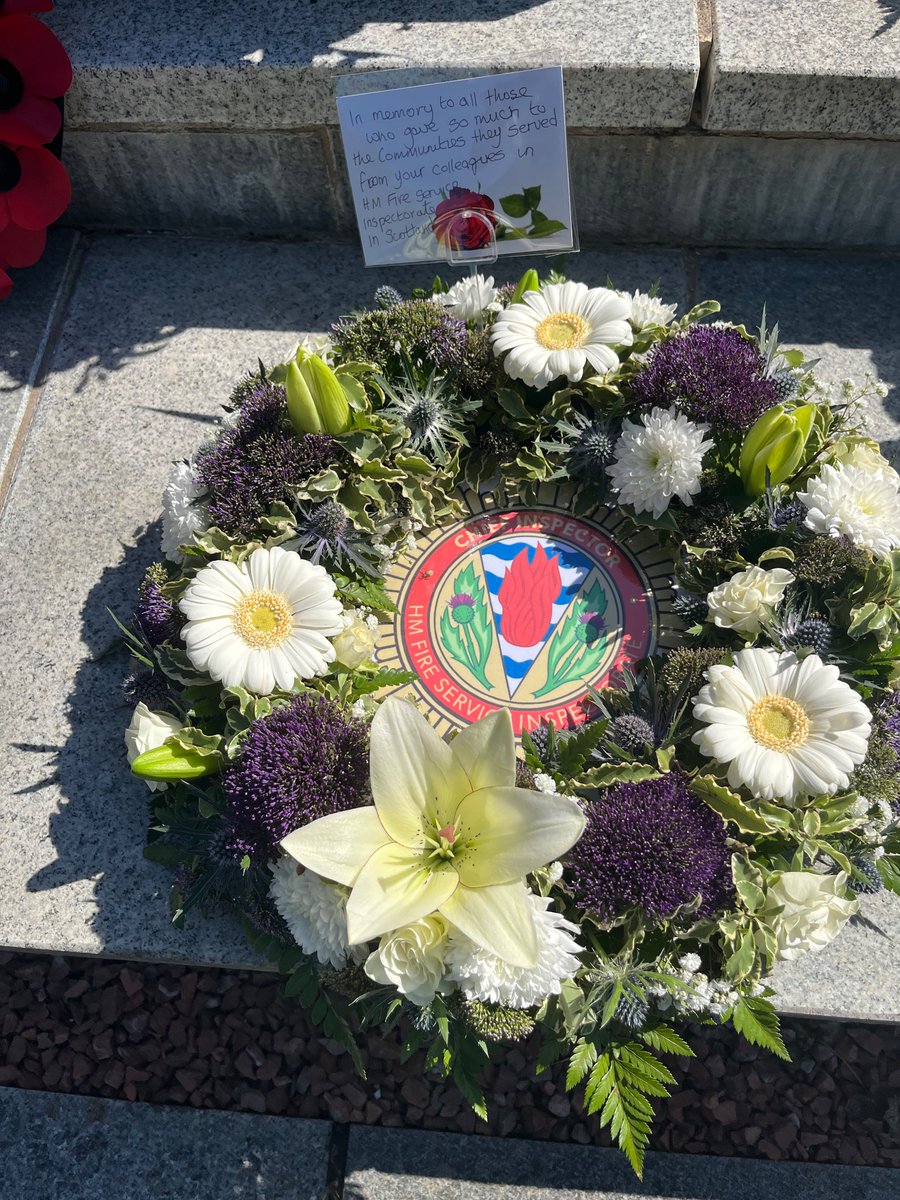 johnaed2's tweet image. Honoured to represent HMFSI_Scotland and lay a wreath at the National Memorial Arboretum today. Honouring fallen Firefighters from across the whole of the UK.

“We will Remember Them”