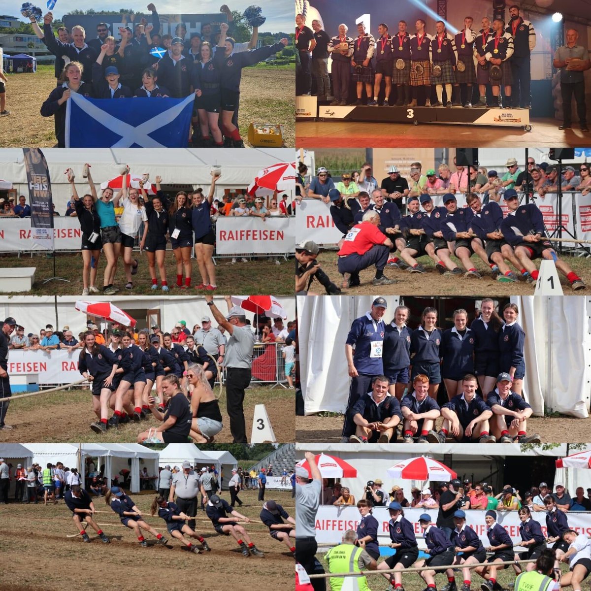 🏴󠁧󠁢󠁳󠁣󠁴󠁿World Championships 2023🇨🇭

Our Junior ladies successfully defended their🥇medal in the 480kg open class

History was made in the men’s 560kg closed when we got🥉which is the first ever outdoor senior closed medal 

#WorldChampions #TugOfWar #PullingForTheTeam #SportForLife