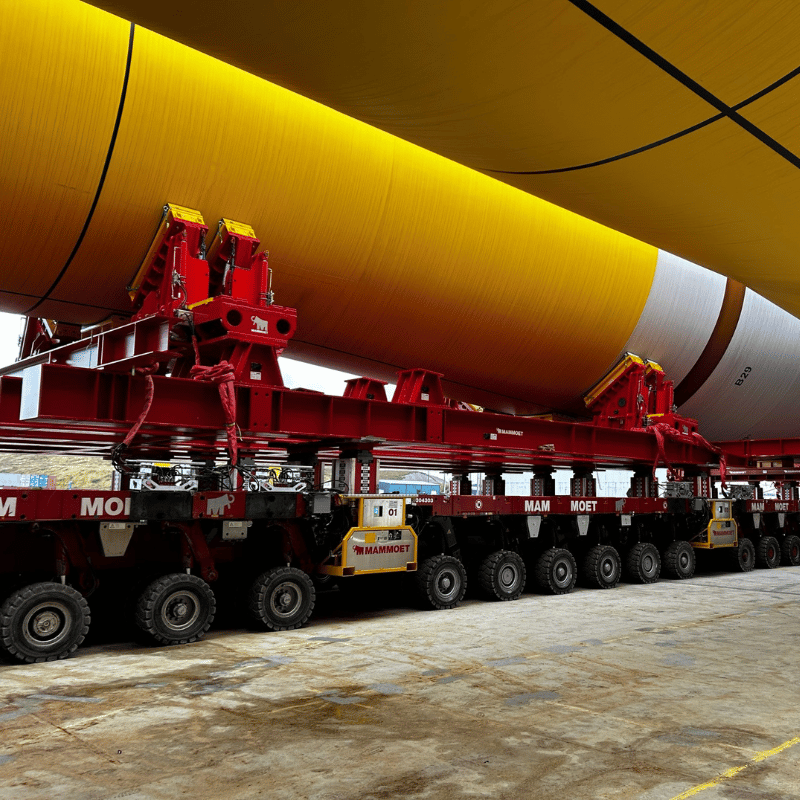 mammoetglobal's tweet photo. When an XXL monopile is lifted, its self-weight causes big deformations.
Mammoet’s new jacking and cradle system adds 60cm of stroke.
This minimizes upgrades to grillage and sand bunds, reducing costs.
Read more: https://t.co/bm7kdLriAJ
#Mammoet #OffshoreWind #Marshaling https://t.co/RWBOGmRCvR