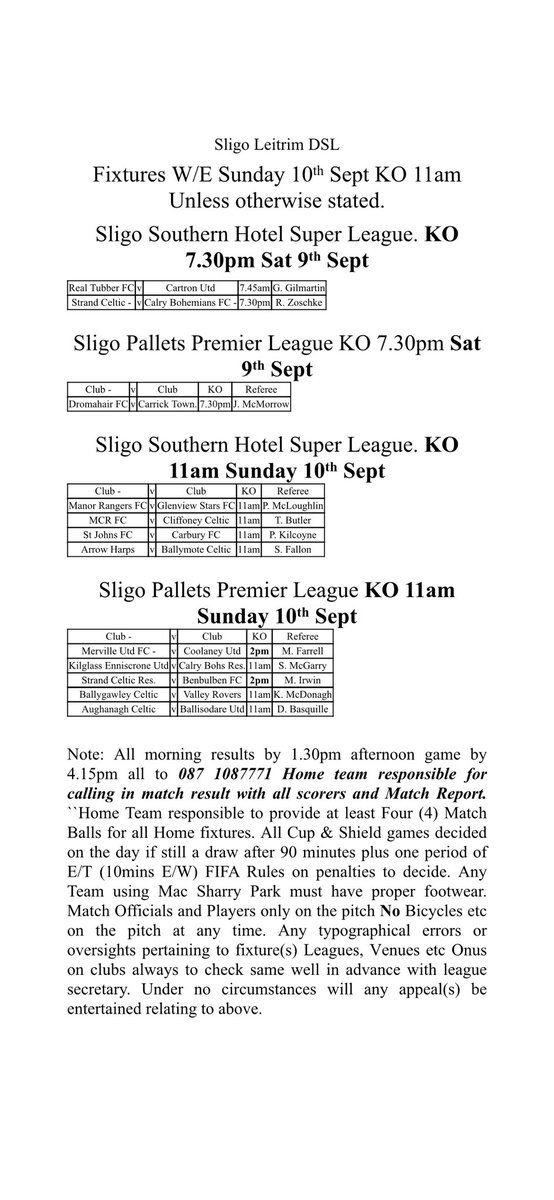 Sligo Leitrim Soccer tweet media