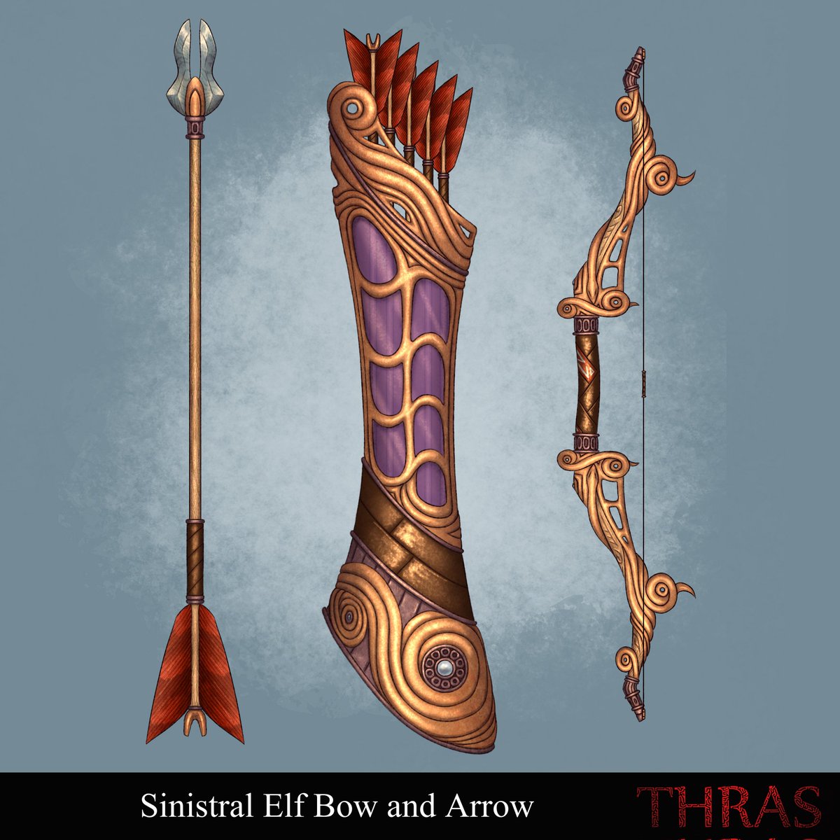 Thras_Skyrim's tweet photo. Have the final part of the LHE/Sinistral Elven weapon set for you today with the bow set.
Artwork is by “Jakobos” who did a wonderful job on the entire set, you can check out more of their great artwork here on Artstation:
https://t.co/FSNdnYCg6m https://t.co/KMBABSc8nh