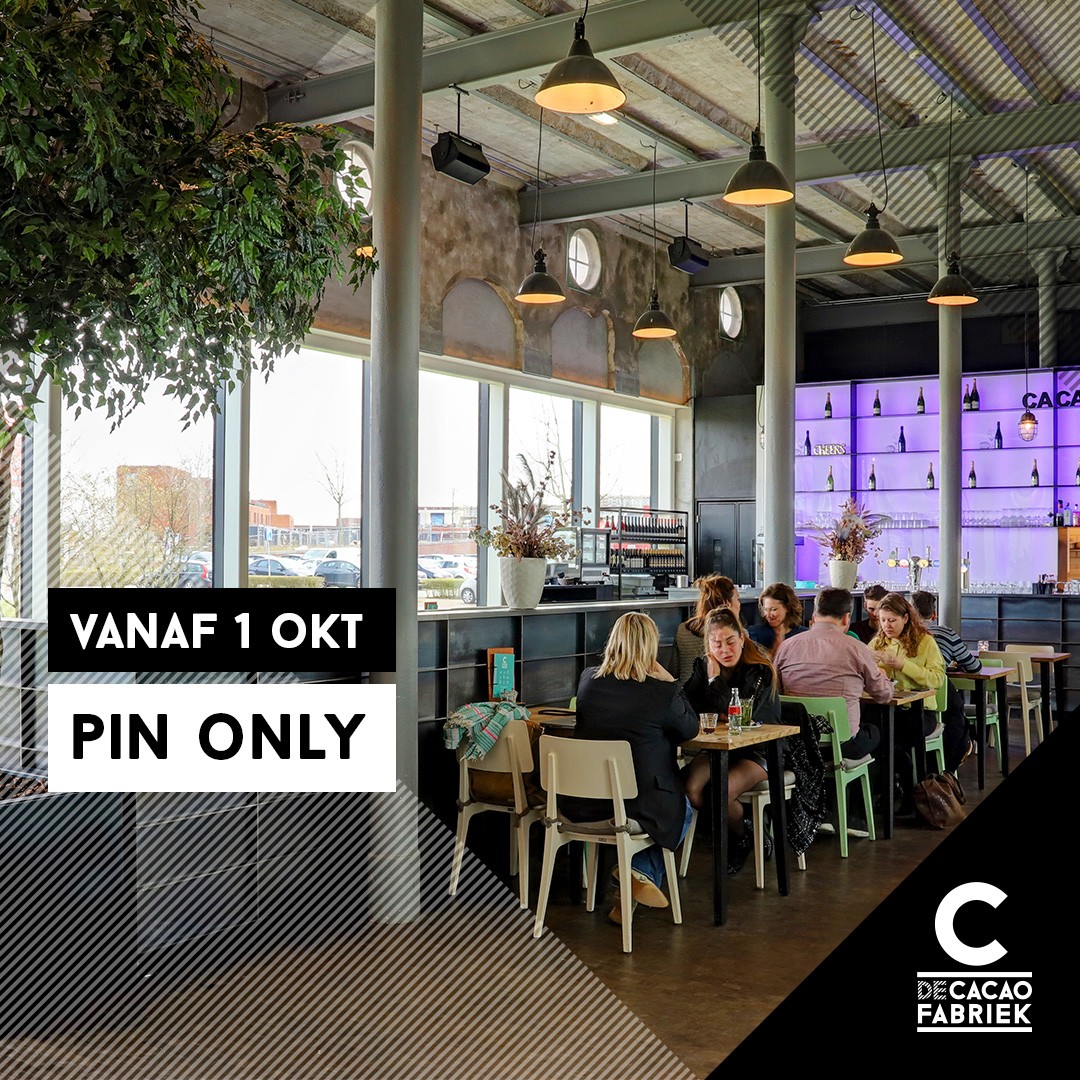 PIN ONLY 💡| Vanaf 1 oktober 2023 kun je bij ons in de brasserie en in de popzaal enkel nog met pin betalen. Overigens geldt aan onze kassa al langer pin only. 💳

#decacaofabriek #podium #concert #film #expo #brasserie