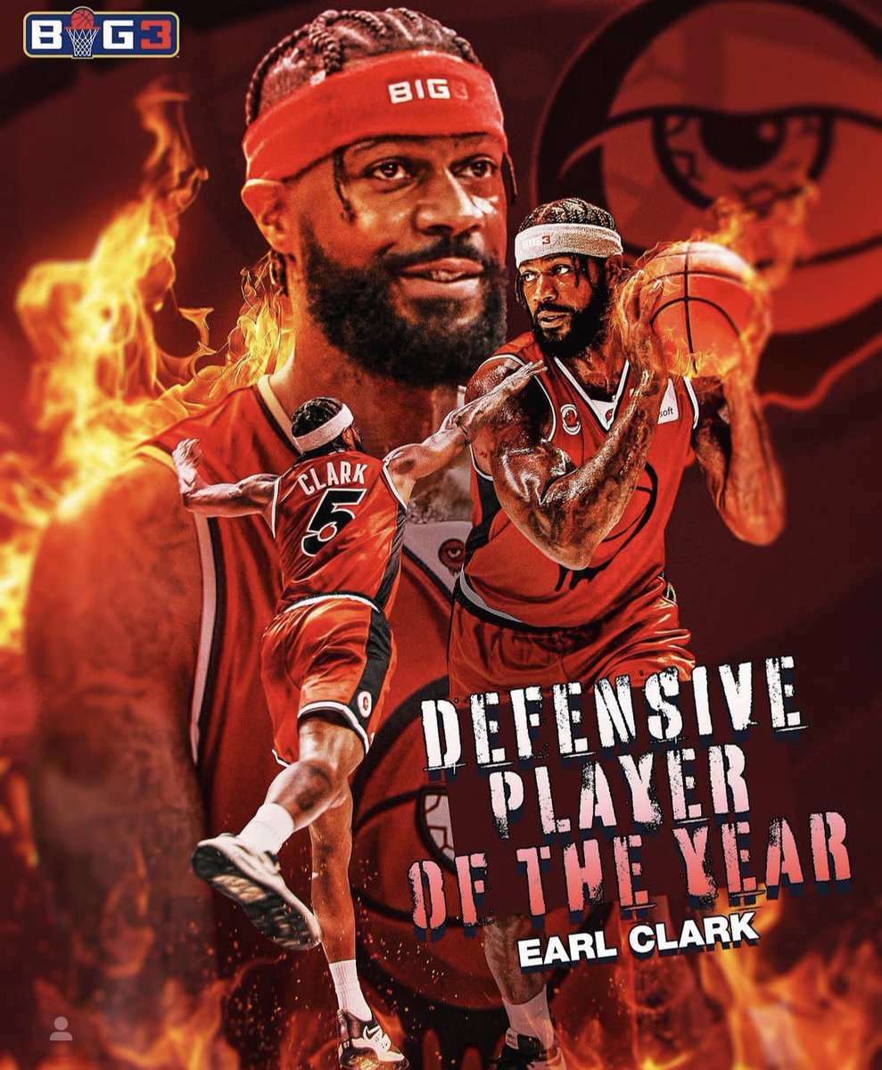 KyleBlohm's tweet photo. 🚨Huge Congrats @6_eazy on Winning Defensive Player of the Year 🏆 

He’s the FIRST EVER @thebig3 Player to win the Award Twice 👏 👏 

Proud @BIG3_Trilogy Owner (and friend) here. Well deserved bro #TrilogyOwner #RoninCreator https://t.co/em0xlmFac5