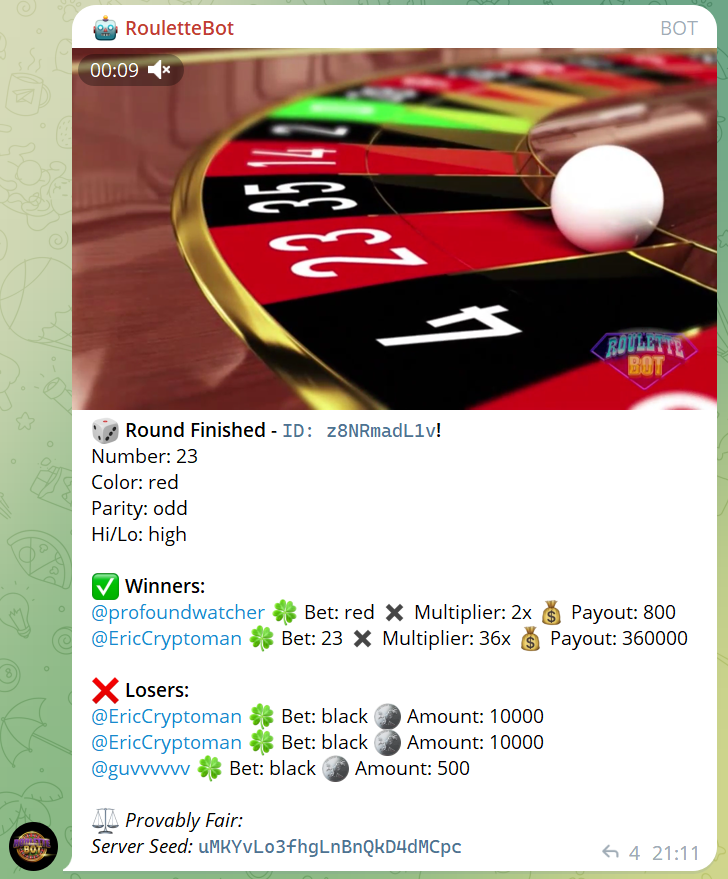 EricCryptoman's tweet photo. Not even capping I just did a test bet on @RouletteBotETH with my lucky number and it came through first time.
Funny part is I meant to put 1000 but typo'd 10,000
I am officially a #RouletteBot whale, good tech https://t.co/wDt82p6osv