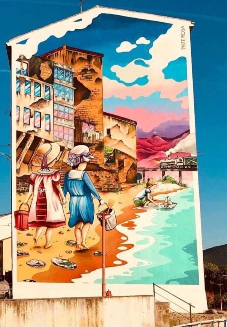 #streetart. #urbanart. #mural
By : Tinte Rosa