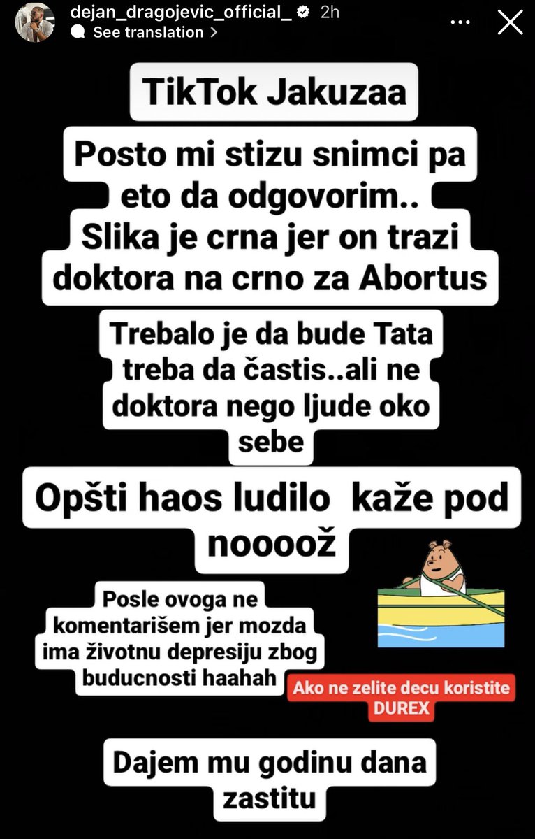 KogaBrigaBre's tweet photo. Nije bolest sve sto boli. 😳😳 #DejanDragojevic #Zadruga7 #Elita #Zadruga7Elita @ZadrugaOfficial https://t.co/n1CqpOlmMw