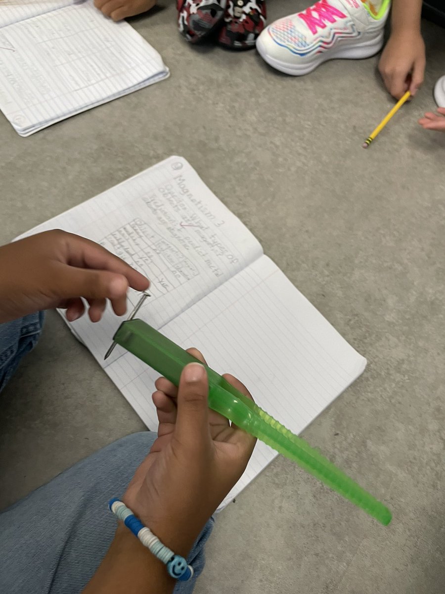 GoldenShandale's tweet photo. There are so many discoveries in The World of Magnetism 🧲

Our 3rd grade scientists conducted 3 different investigations to explore the attraction/repel of magnets and the various sizes of magnetic fields!

#shiningbrightinscience #3rdgradescience 

@FE_Fireflies https://t.co/LS6mocsWkR