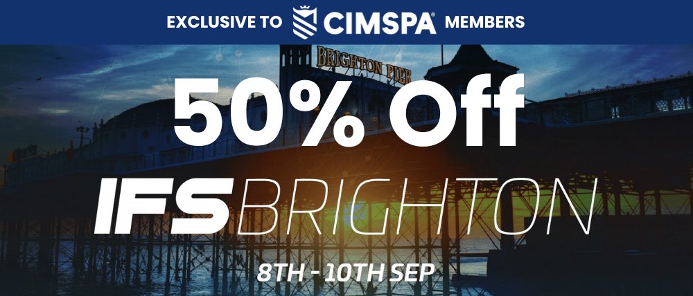 Exclusive member offer - 50% discount on International Fitness Summit 2023 tickets.

Featuring <a href="/StevenBartlett/">Steven Bartlett</a> hosting a ‘Fire Side Business Chat’.

Date - 8th - 10th Sep

Find out more and book
ow.ly/B7ny50PHwCX

#internationalfitnesssummit #exercise #fitnesstransformation