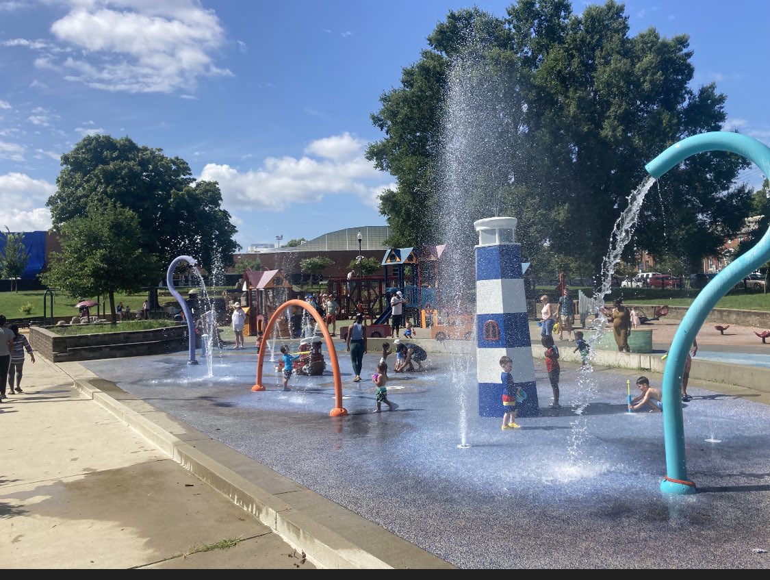 18 SPRAY PARKS have been EXTENDED until 9/21! 
Hillcrest
Takoma
Eastern Market
Columbia Heights
Harrison
Park at LeDroit
Kennedy
Chevy Chase
Guy Mason
Macomb
Lafayette-Pointer
Petworth
Edgewood
Turkey Thicket
Watkins
Fort Davis
Marvin Gaye Park at Division Avenue
Marvin Gaye Rec