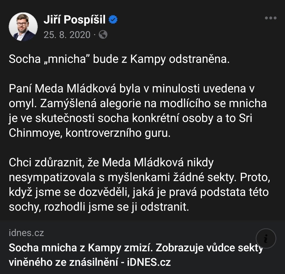 Komunitasatana's tweet photo. @Pospisil_Jiri @Pospisil_Jir  proč nebyla dodnes odstraněna tato socha sexuálního predátora Srí Chinmoy? https://t.co/7IZRx2WXZA