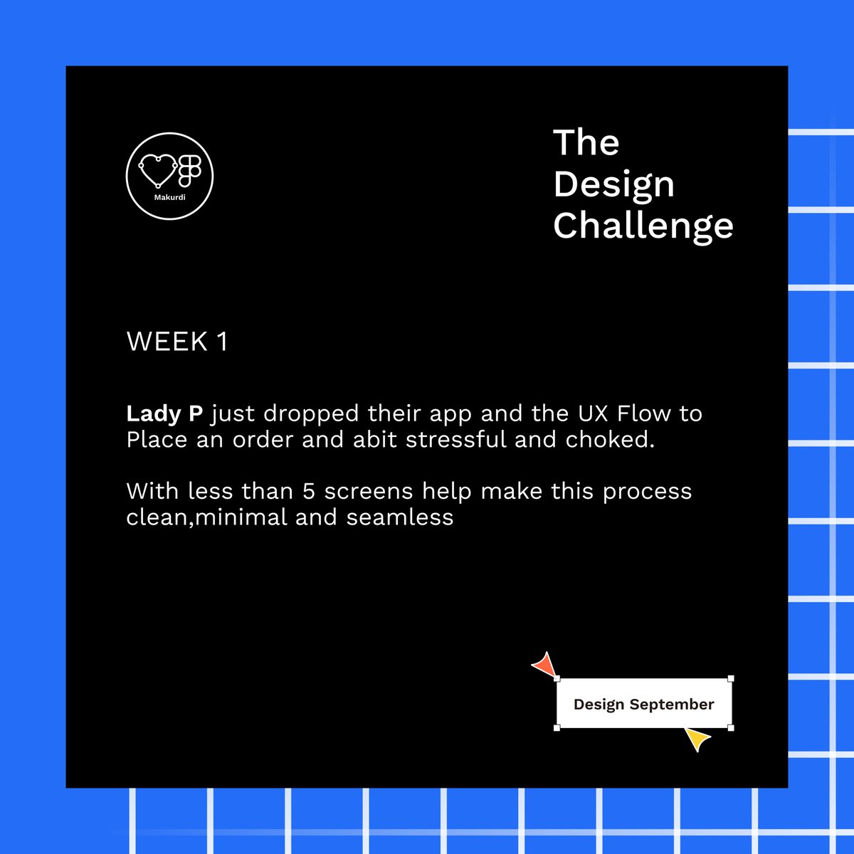 fof_Makurdi's tweet image. So we&apos;ve been cooking something in-house 
Time to serve 

Our Design peeps should jump on this
Remember to tag us when posting
Use the hashtag #Designseptember #fofmakurdi