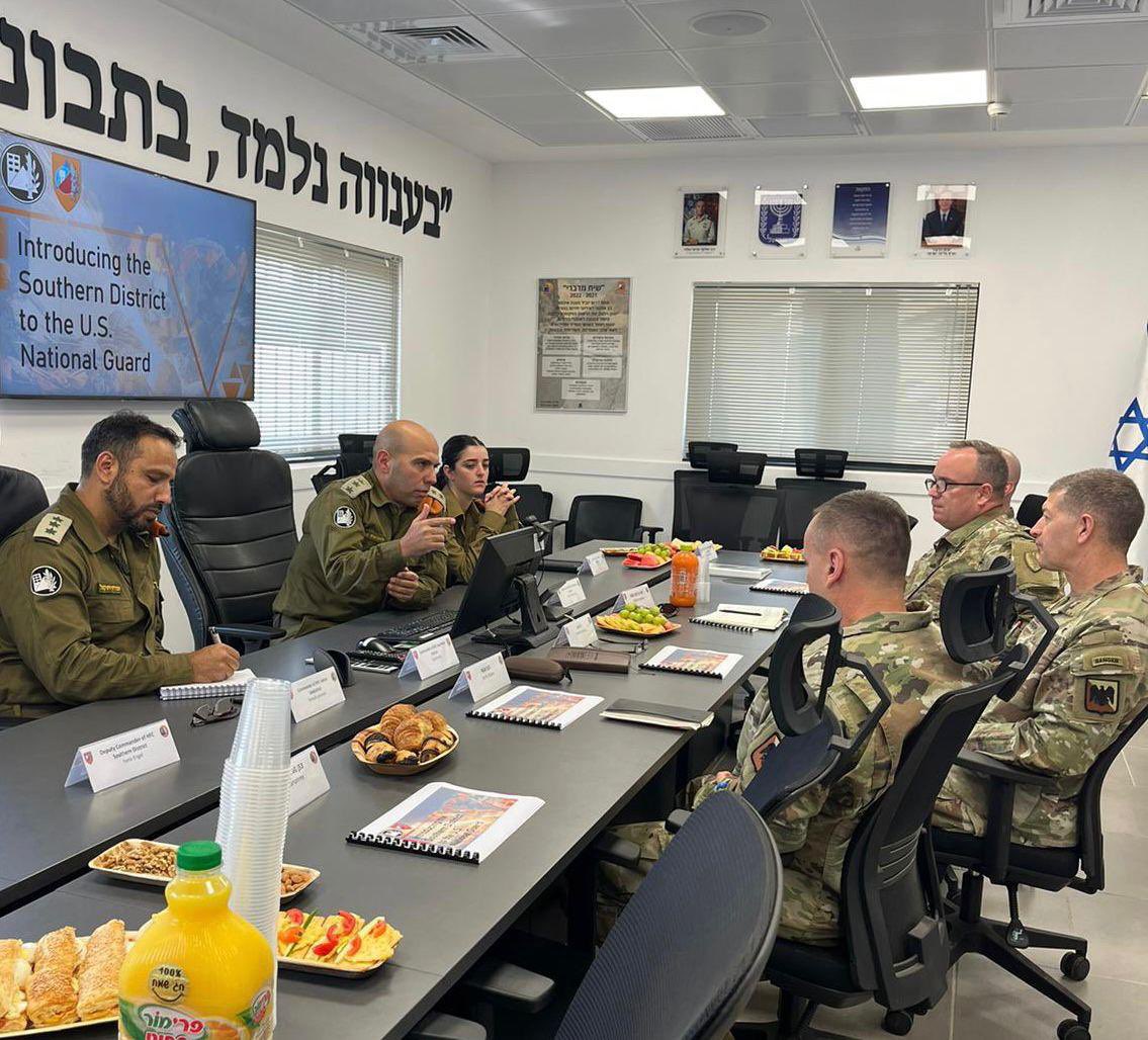 A delegation of senior commanders of the U.S. National Guard—hosted by the IDF Home Front Command—visited the Southern District base. There they met with the Commanding Officer of the Southern District and with the Commanding Officer of the Edom Region. During the visit, they…